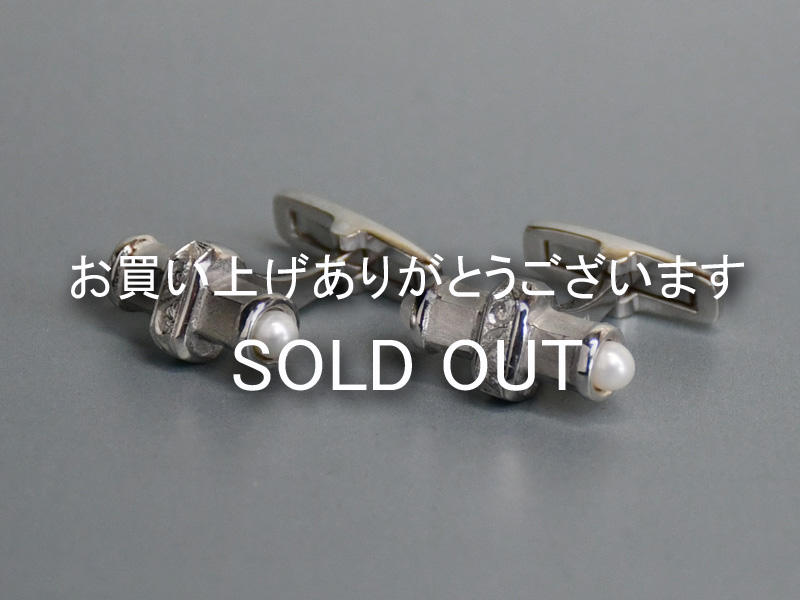 チズル ツインパールカフス